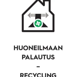 Liesituuletin Savo Helmi 62 cm eri värejä