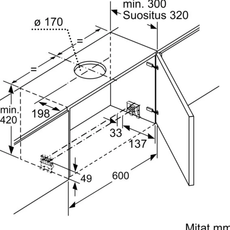 Liesituuletin Siemens iQ300 LI67RB531, 60cm, teräs