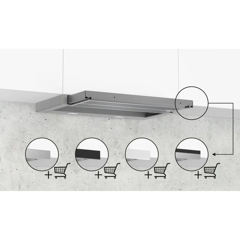 Liesituuletin Siemens iQ300 LI67RB531, 60cm, teräs