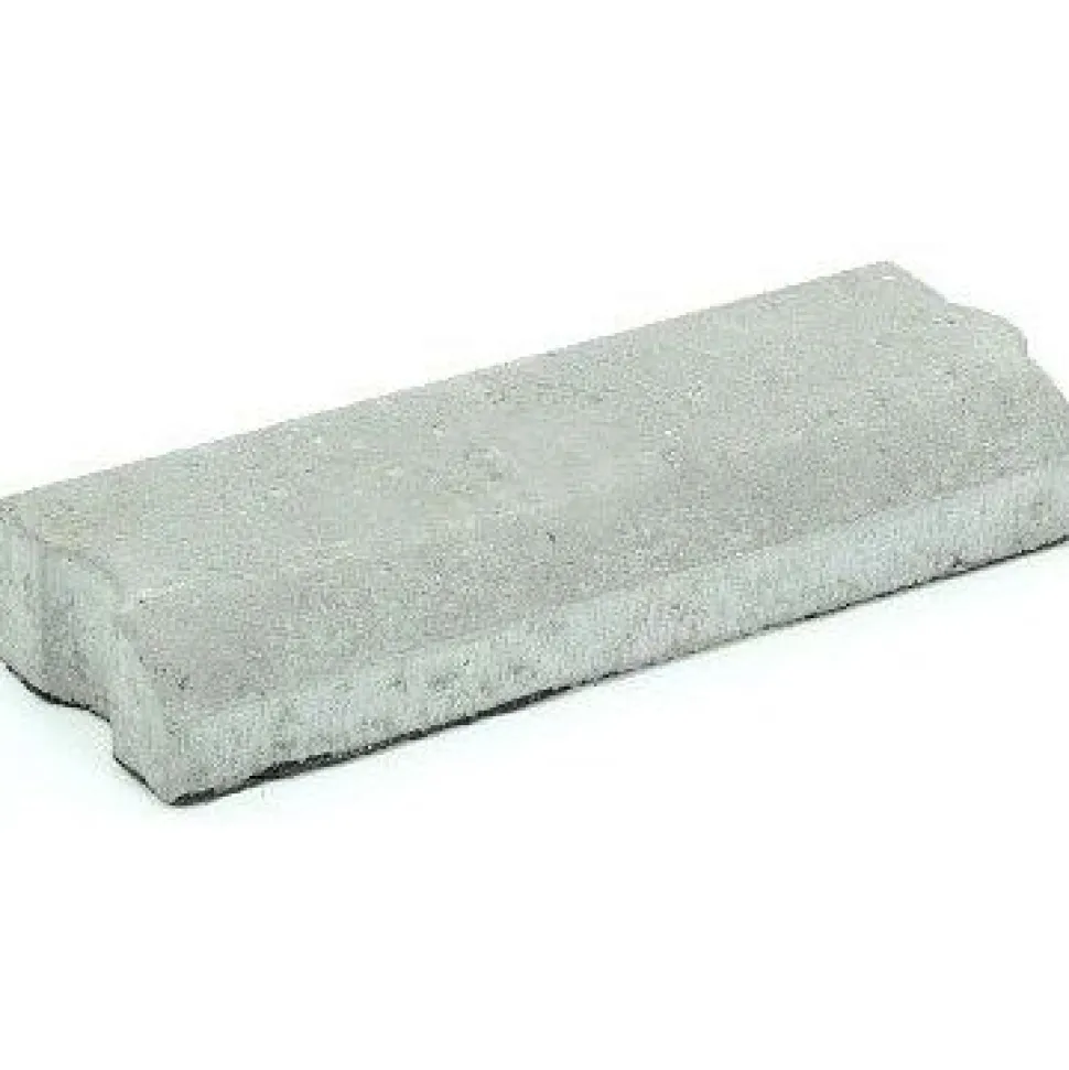 Liimattava reunakivi Rudus suora 390x130x60 mm sileä harmaa
