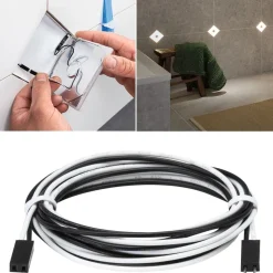 Liitäntäkaapeli Paulmann LumiTiles Square, 12V, musta, eri kokoja