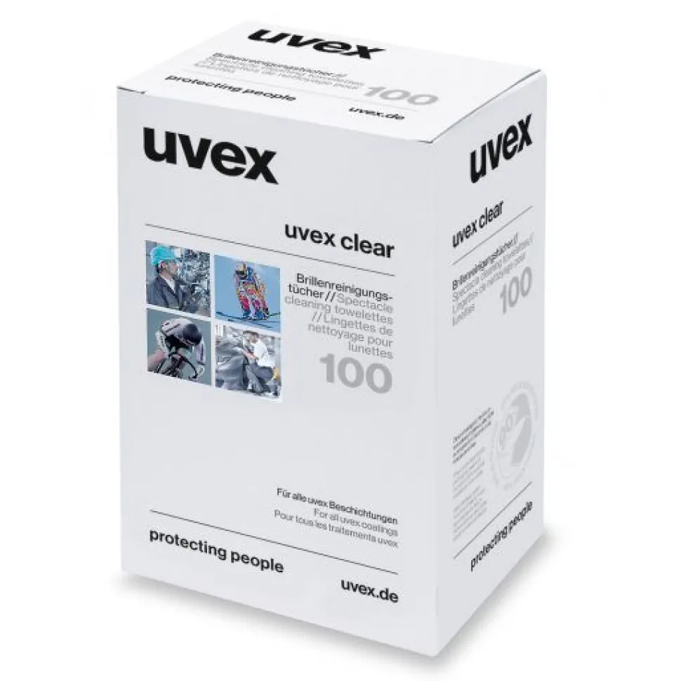 Linssinpuhdistusliinat Uvex, 3 kpl