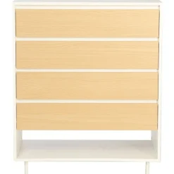 Lipasto Home4You HERTA 80x40xK97 cm, valkoinen