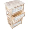 Lipasto Home4You KASEKE 4 säilytysosalla 40x29x73 cm, luonnonväri, beige
