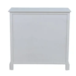 Lipasto Home4You Meldon 75x33x75cm, valkoinen