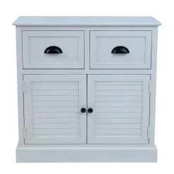 Lipasto Home4You Meldon 75x33x75cm, valkoinen