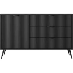 Lipasto Nomla 1D3S LANTE, 82x138cm, musta