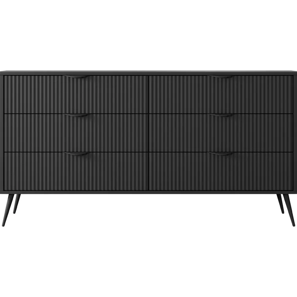 Lipasto Nomla 6S LANTE, 82x164cm, musta