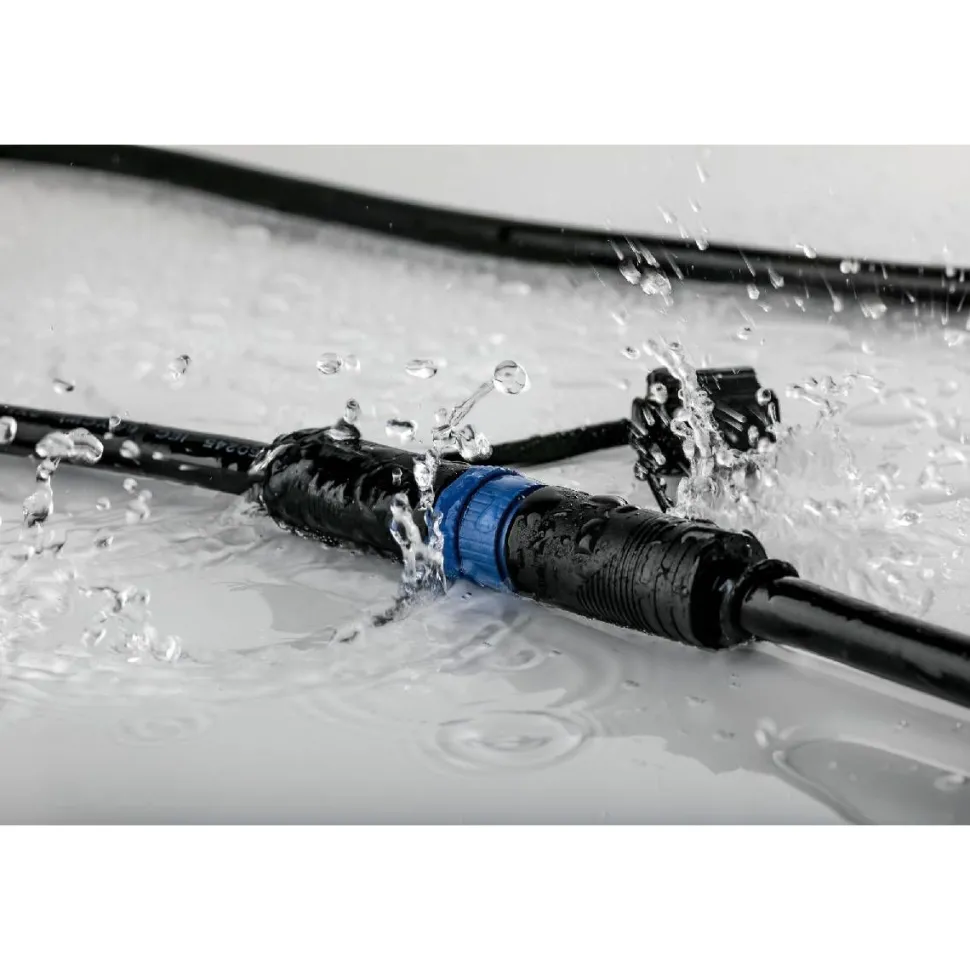 Lisäsarja Paulmann Plug & Shine ulkospoteille IP67 3-osainen musta