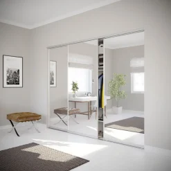 Liukuovikaappi Nettiovi 184-230cm, tangolla, hyllyillä ja koreilla, mittojen mukaan, eri värejä