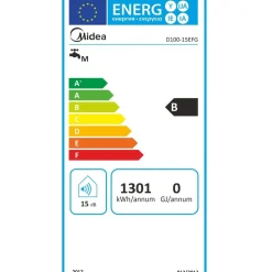 Lämminvesivaraaja Midea Lume, Wi-Fi, emali, 50l