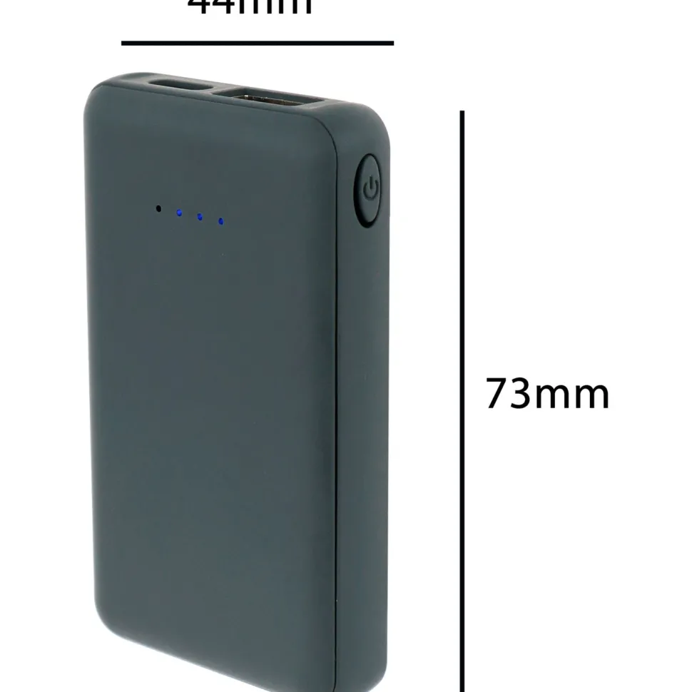 Lämmitettävät rukkaset Retki, 2x5V, 3000mAh, S/M, musta