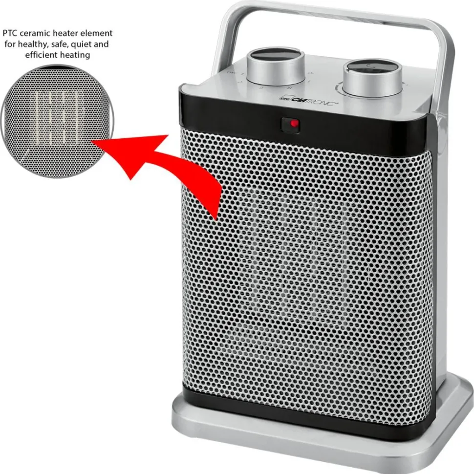 Lämmitin Clatronic HL3631, 1500W, 267x191cm, hopea