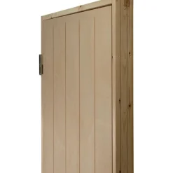 Lämpimän varaston ovi Jabo Ljusdal 90x200cm oikea, käsittelemätön urajyrsitty vaneri