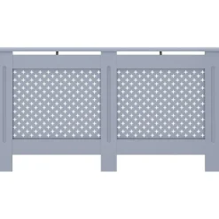 Lämpöpatterin suoja antrasiitti 152x19x81 cm mdf