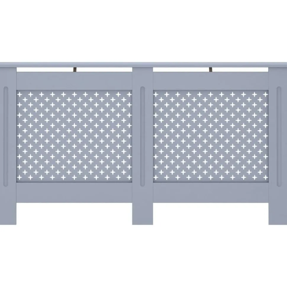 Lämpöpatterin suoja antrasiitti 152x19x81 cm mdf