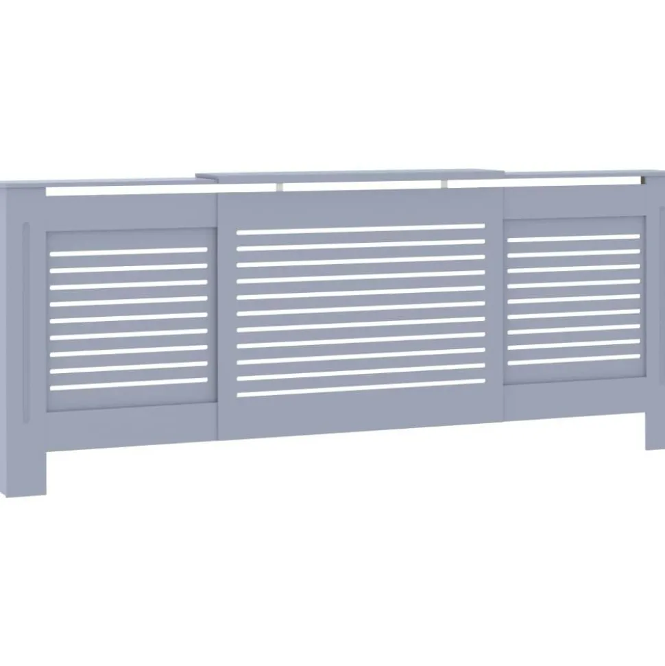Lämpöpatterin suoja harmaa mdf 205 cm