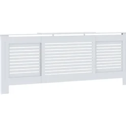 Lämpöpatterin suoja valkoinen mdf 205 cm