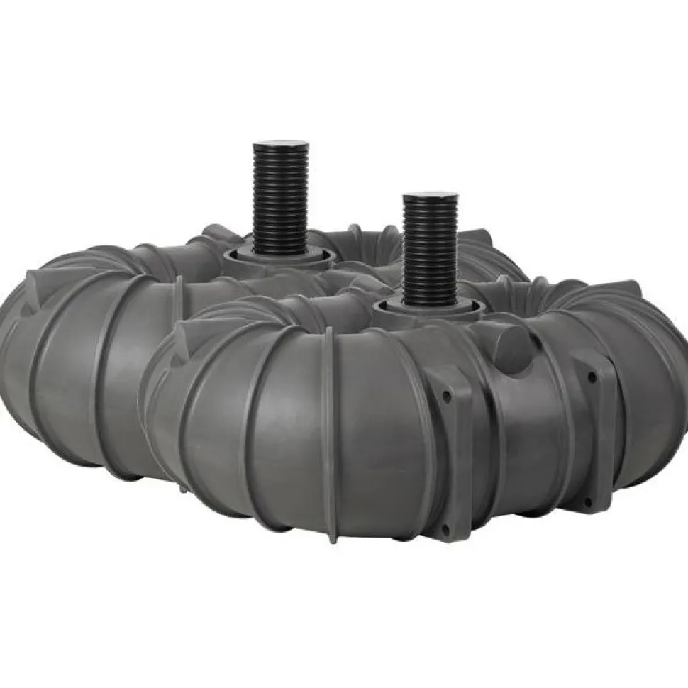 Lokasäiliö Meltex MX-Luja 2 x 5000 l kytkettynä
