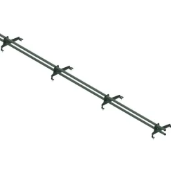 Lumiestepaketti Ruukki, tiilikuvioiduille teräskatoille (Muotokate 350),  3m, 2 lumiesteputkea + asennussarja, eri värejä