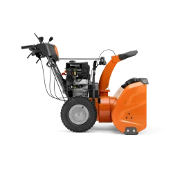 Lumilinko Husqvarna ST 376 sähköstartilla + lämpökahvat