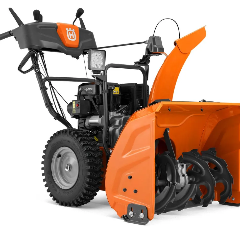 Lumilinko Husqvarna ST 269 sähköstartilla + lämpökahvat