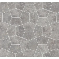 Luonnonkivilaatta Qualitystone Pentagon Light Grey, 150x100mm