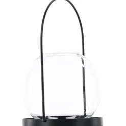Lyhty Venture Home Flora, ø22cm, musta