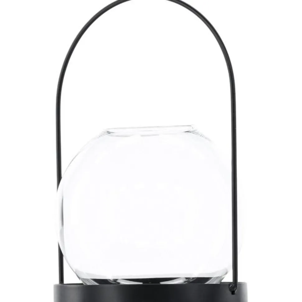 Lyhty Venture Home Flora, ø22cm, musta