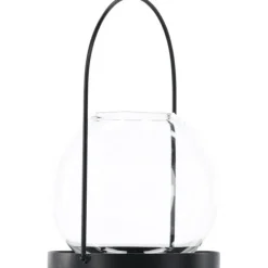 Lyhty Venture Home Flora, ø22cm, musta