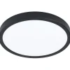Älykatto-/seinävalaisin Eglo Argolis-Z, LED, Ø28.5cm, ulos, musta