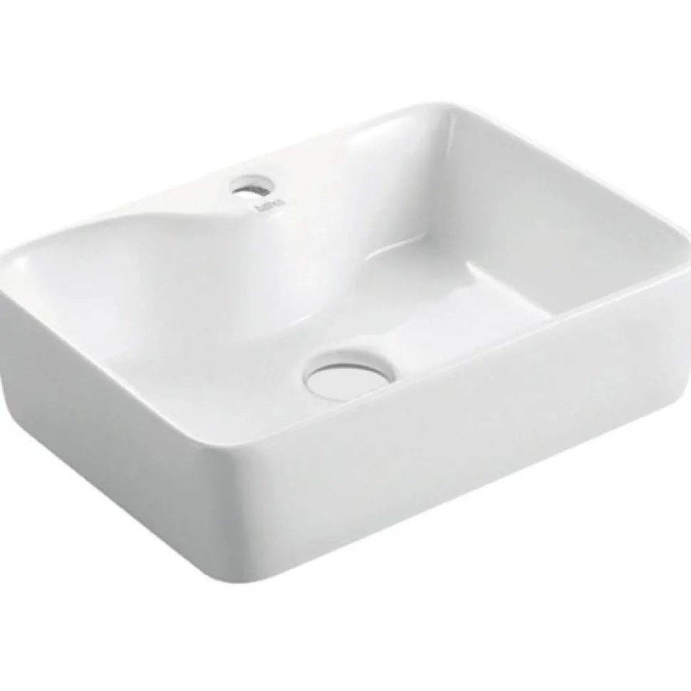 Malja-allas Bathco Cusco 480x370mm valkoinen