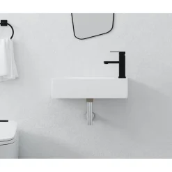 Malja-allas Bathlife Krut 500x250 mm valkoinen