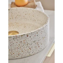 Malja-allas Hafa Circle Terrazzo, beige