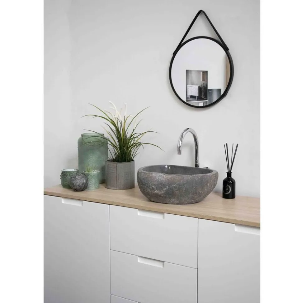 Malja-allas House Nordic Donau, 350x400x150mm, jokikivi, harmaa