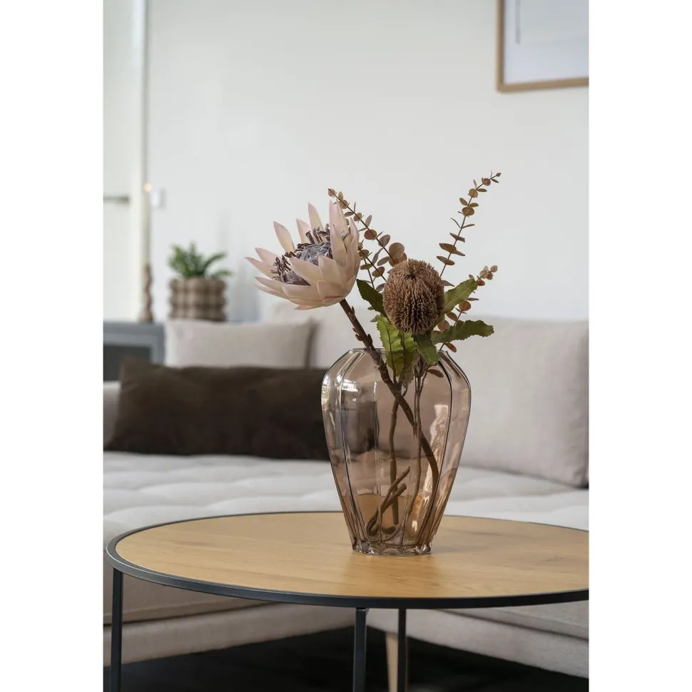 Maljakko House Nordic Vase, ø22x29cm, ruskea lasi