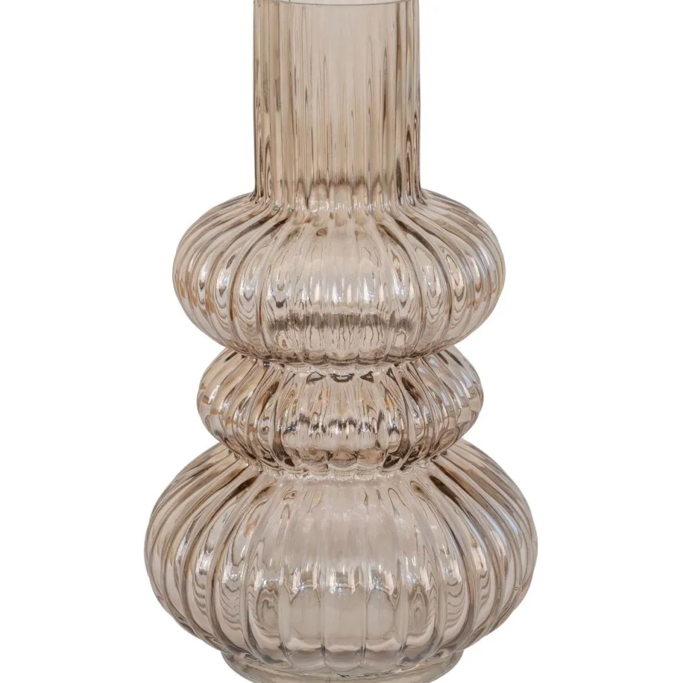 Maljakko House Nordic Vase, ø15x25cm, suupuhallettu lasi, savu