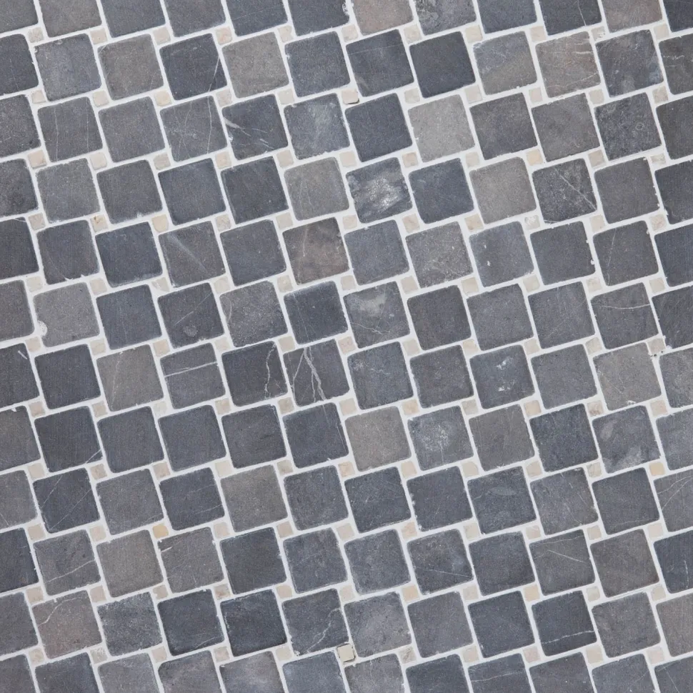 Marmorimosaiikki Qualitystone Classic Gray-White, verkolla, 50x50/10x10 mm