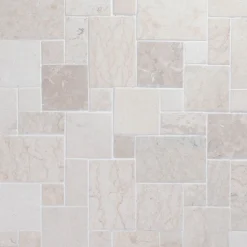 Marmorimosaiikki Qualitystone French Pattern White, verkolla