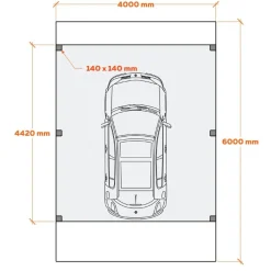 Matkailuautokatos Holzbrüder Ralf 24m2