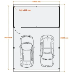 Matkailuautokatos Holzbrüder Ralf 24m2