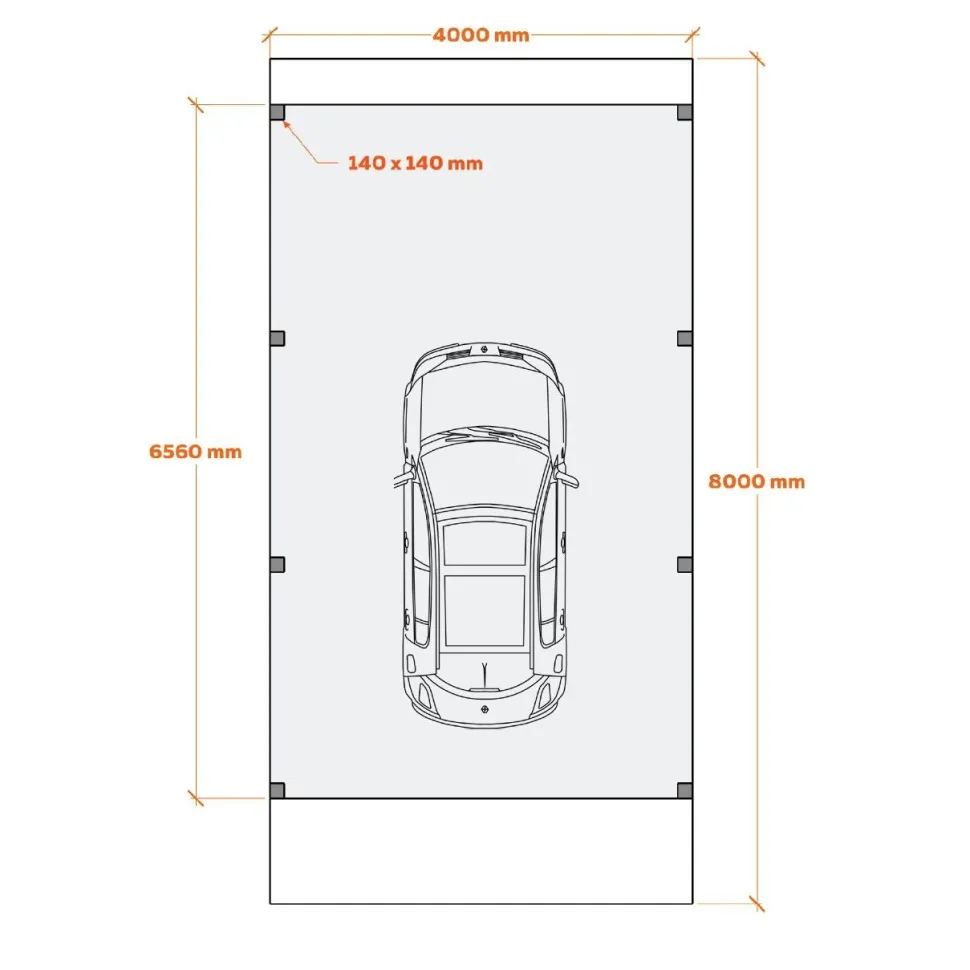 Matkailuautokatos Holzbrüder Ralf 32m2