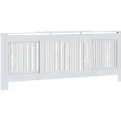 Mdf lämpöpatterin suoja valkoinen 205cm