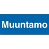 Merkintäkilpi "Muuntamo", 30x12cm