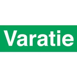 Merkintäkilpi "Varatie", 20x8cm, jälkivalaiseva