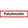 Merkintätarra "Paloilmoitin", 40x10cm