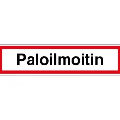 Merkintätarra "Paloilmoitin", 40x10cm