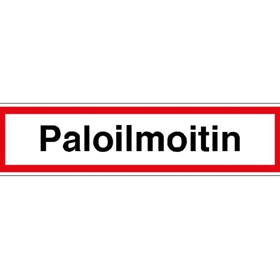 Merkintätarra "Paloilmoitin", 40x10cm