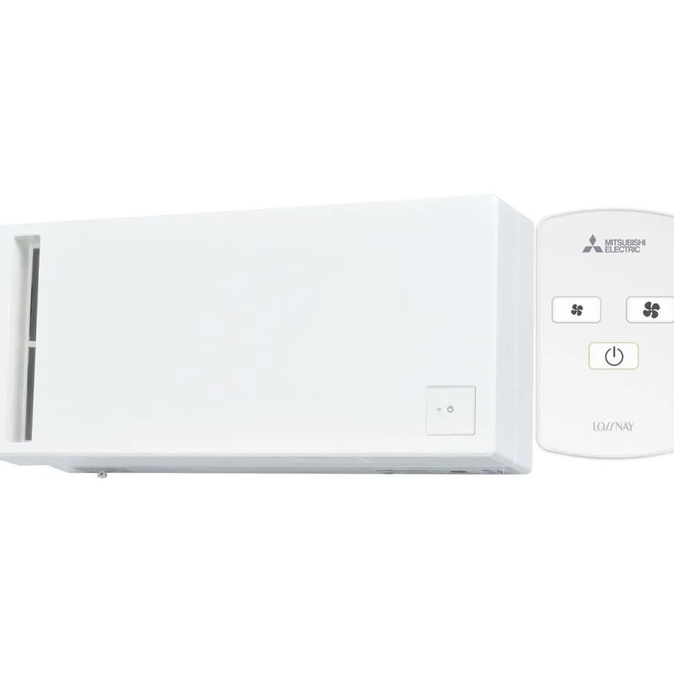 Mini-ilmanvaihtolaite Mitsubishi Electric Lossnay VL-50SR2-E, ilmavirta 15-51m³/h, IR-kaukosäädin, kiinteä sähkönsyöttö