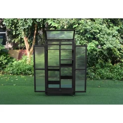 Minikasvihuone Green Land, 84x41x160cm, 4mm polykarbonaatti